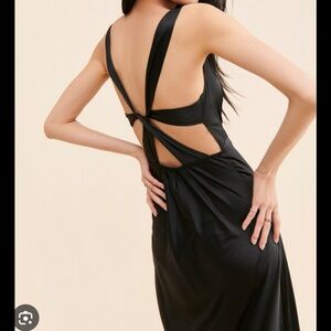 Lioness Black Cut-Out Maxi Dress
